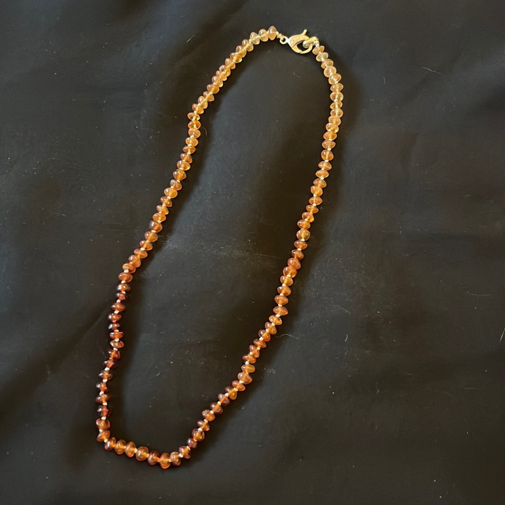 Encirkled Jewelry ombre gemstone necklace 14k gold